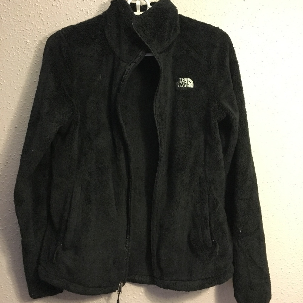 North Face black fleece zip-up jacket (Osito 2)